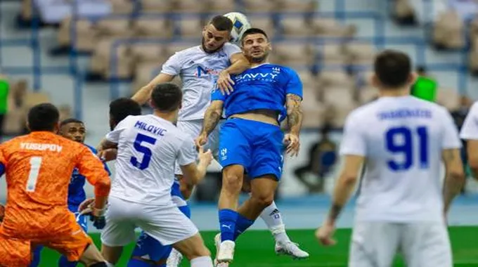 نتيجة مباراة الهلال ضد نافباخور الأوزبكي في