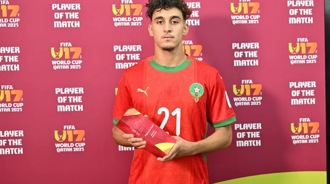 أفضل لاعب في مباراة المغرب وكاليدونيا الجديدة