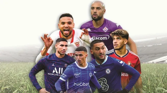 تألق اللاعبين المغاربة في الدوريات الأوروبية