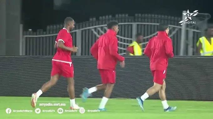 تدريب المنتخب الوطني قبل مواجهة موزمبيق