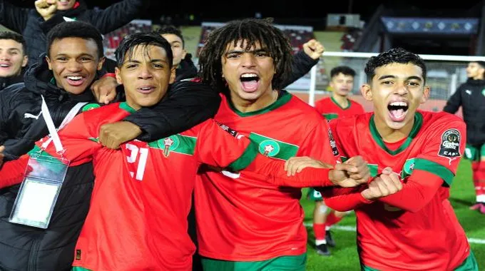 شعيب بلعروش يتألق مع منتخب الشباب المغربي